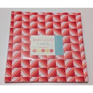 Simply Colorful Junior Layer Cake by V and Co. for Moda Fabrics 10 in Tiles